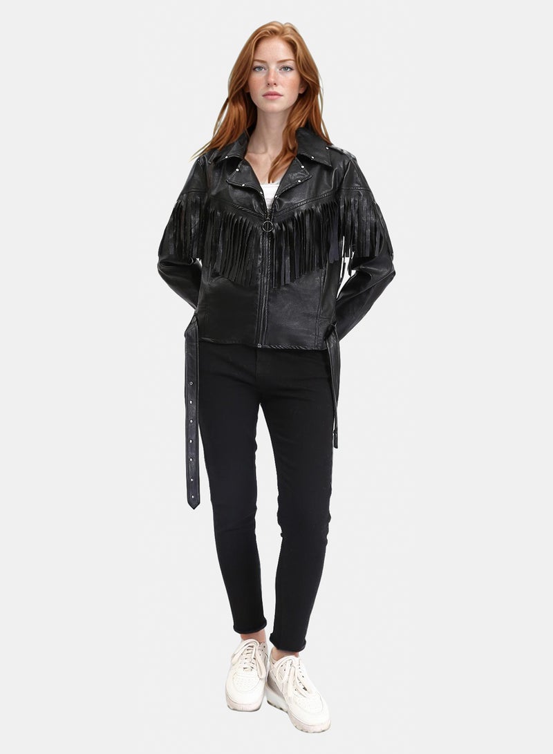 Ravin Women Faux Leather Jacket - Image 4